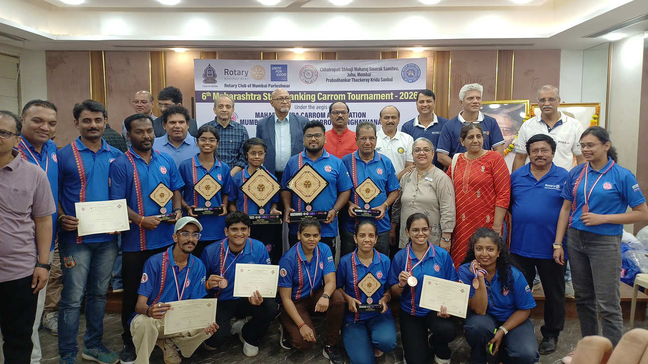 6th Rotary Club of Mumbai Parleshwar State Ranking Carrom Tournament 2026-27